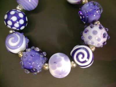 purple bead